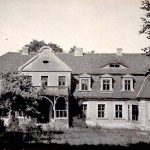 Schloss Parkseite historisch